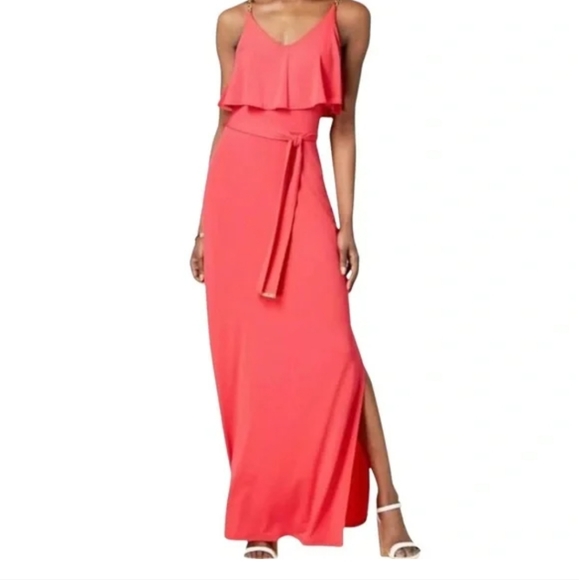 Michael Kors hot pink maxi dress size L - Picture 1 of 7